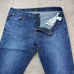 Lucky Brand 410‎ Athletic Slim Jeans Men's 38x31 (Tag 38x34) Mid-Wash Blue Denim